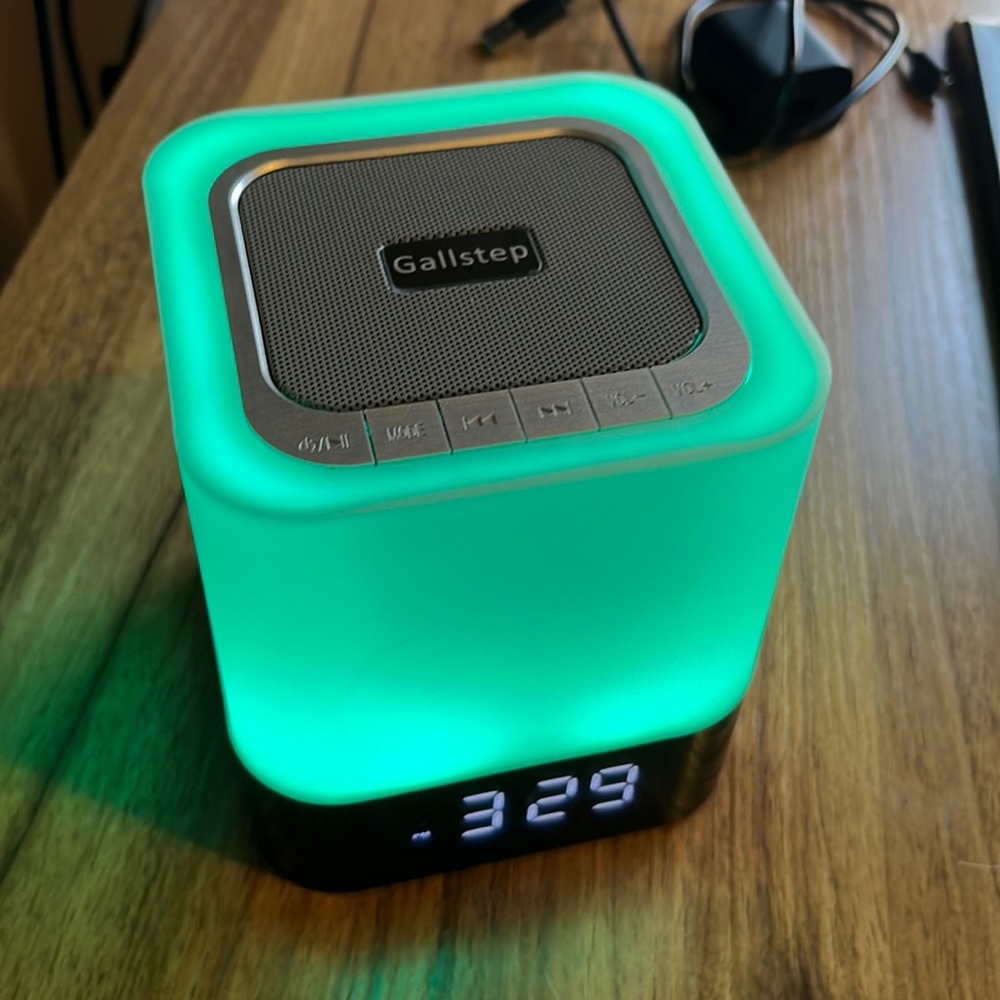 Gallstop Bluetooth Speaker Led Lamp Alarm Clock